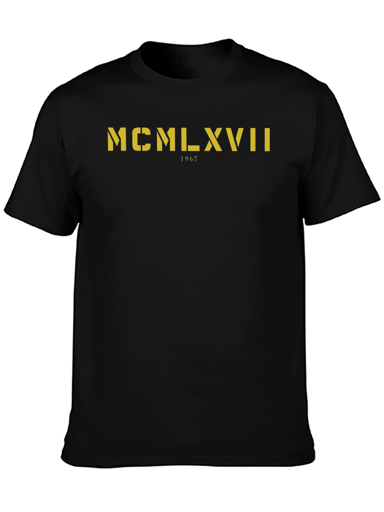 Roman Numeral MCMLXVII 1967 Graphic T-Shirt