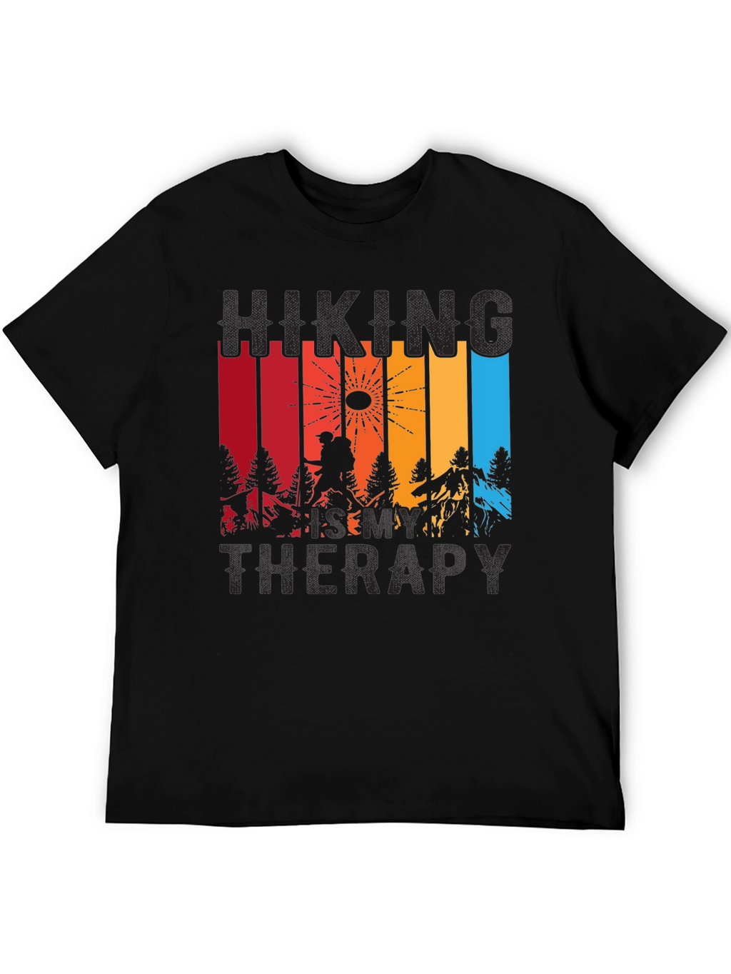 Hiking Is My Therapy Graphic Tee