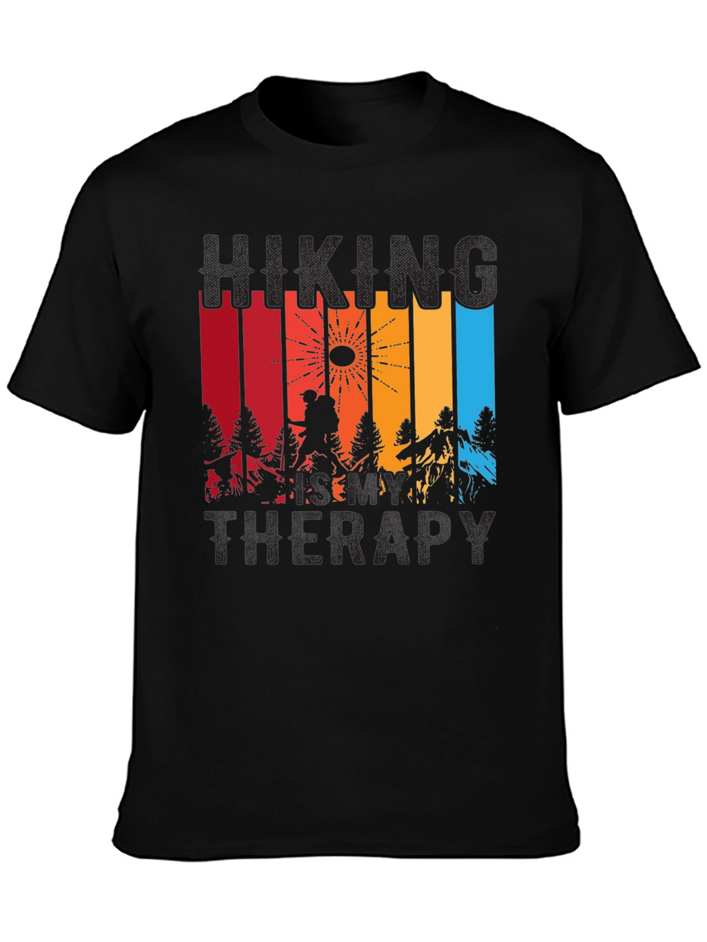 Hiking Is My Therapy Graphic Tee