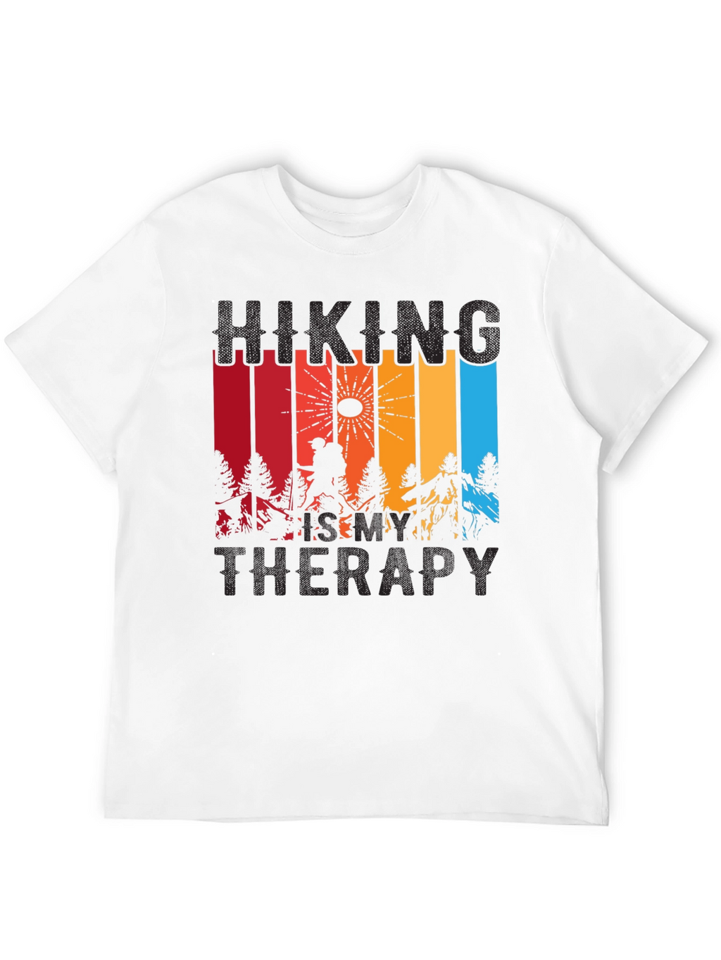 Hiking Is My Therapy Graphic Tee