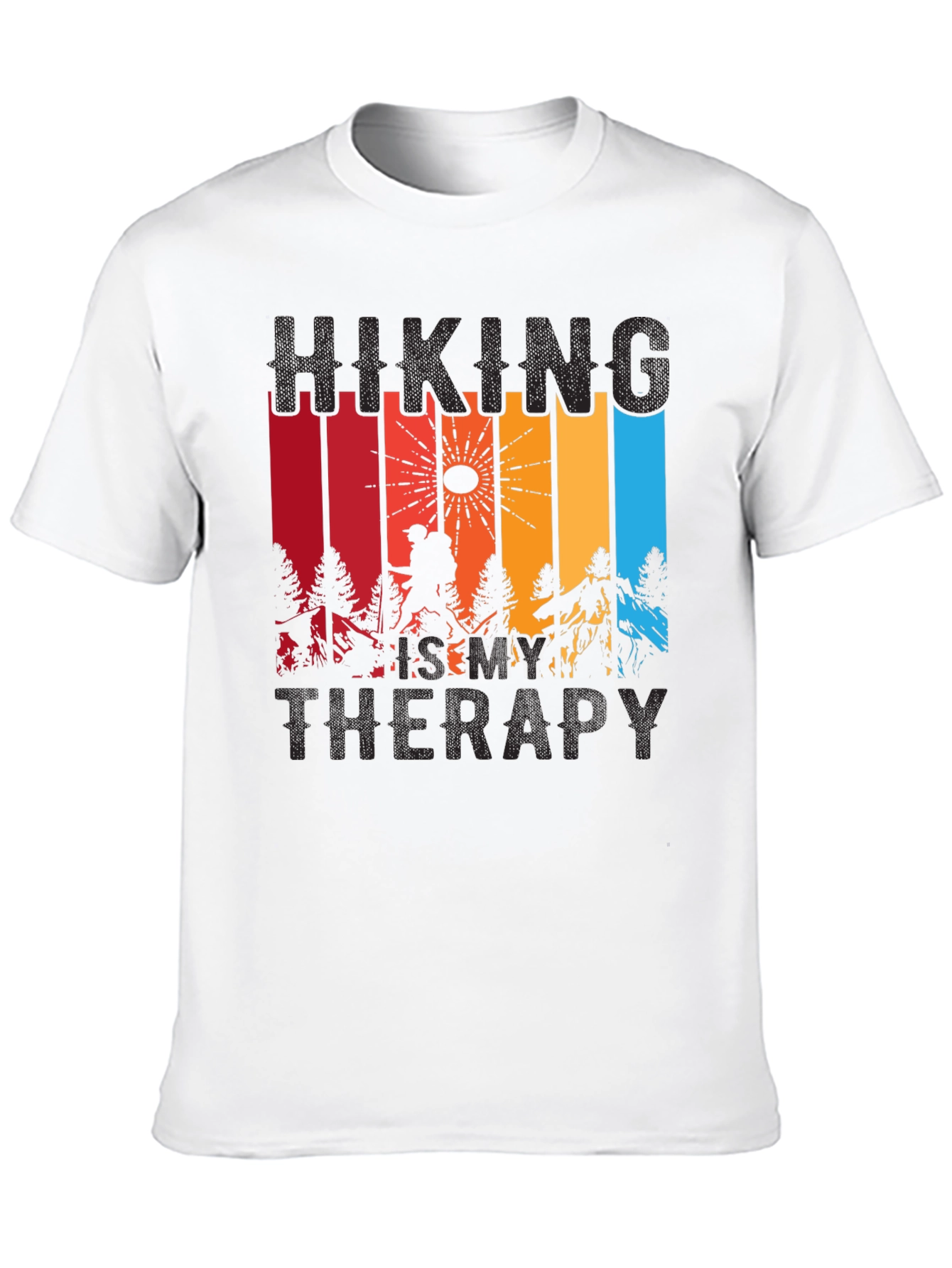 Hiking Is My Therapy Graphic Tee