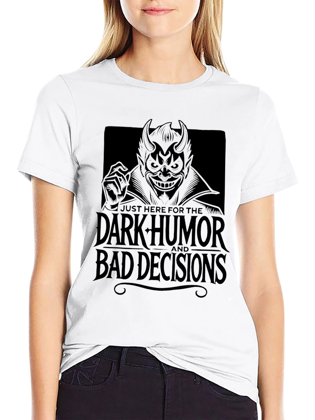 Dark Humor Bad Decisions Graphic T-Shirt