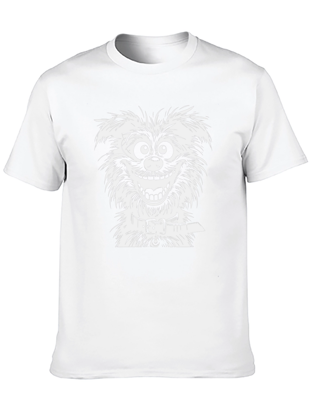 Creepy Cartoon Dog T-Shirt