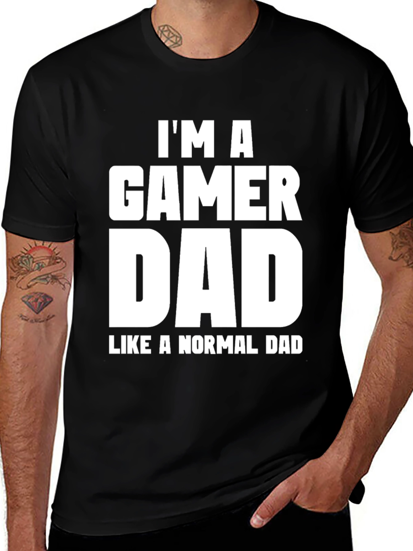 Gamer Dad T-Shirt - Funny Gift for Gaming Dads