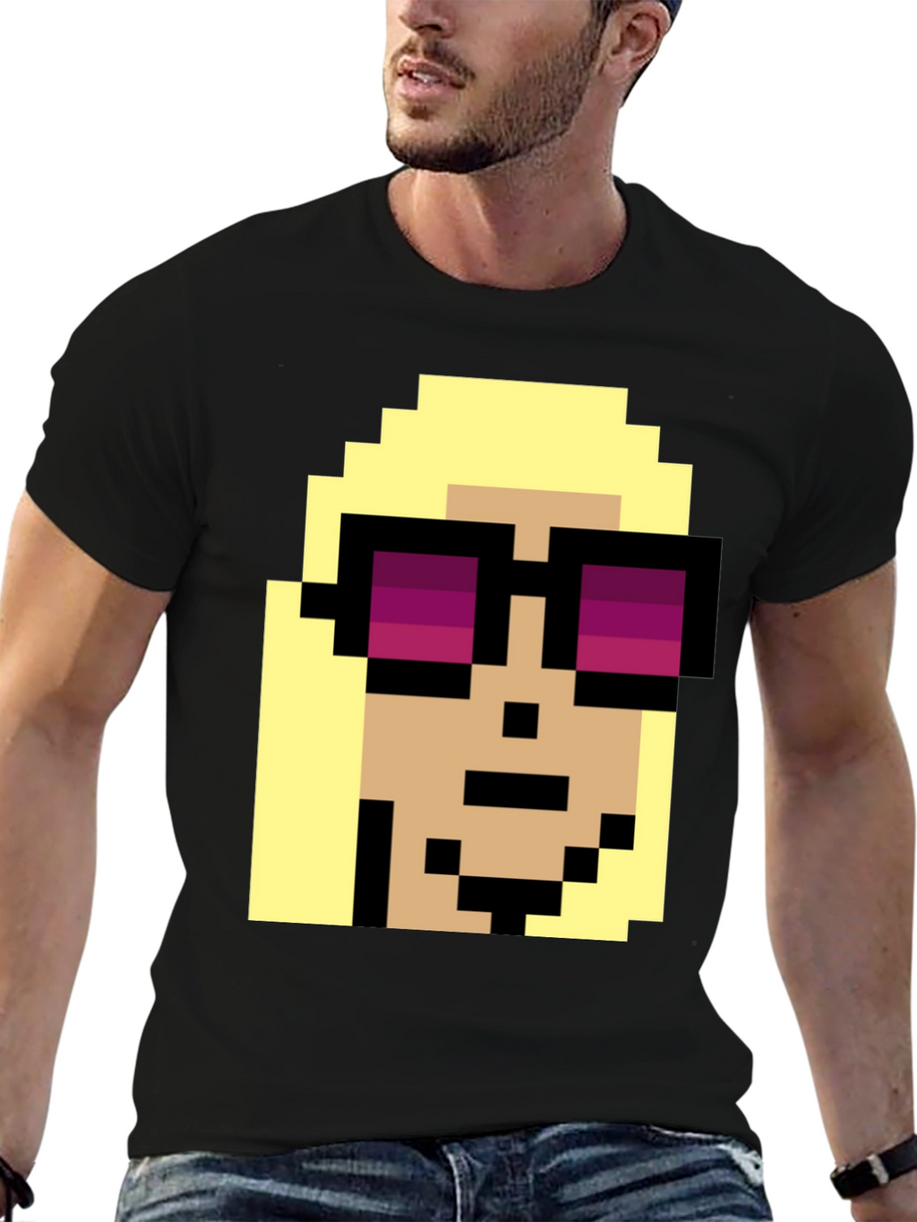 Pixel Art Character T-Shirt - Retro Gaming Style