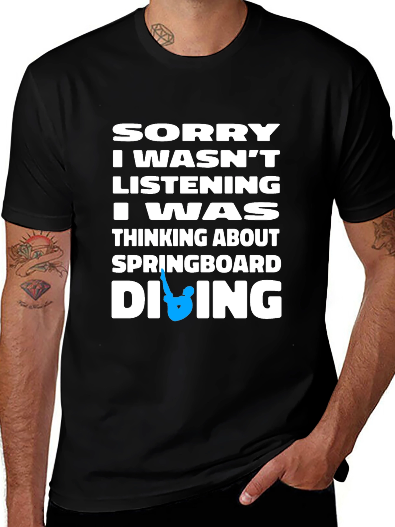Diving T-Shirt - Sorry I Wasnt Listening