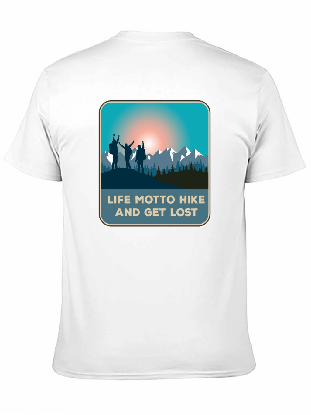 Life Motto Hike & Get Lost T-Shirt