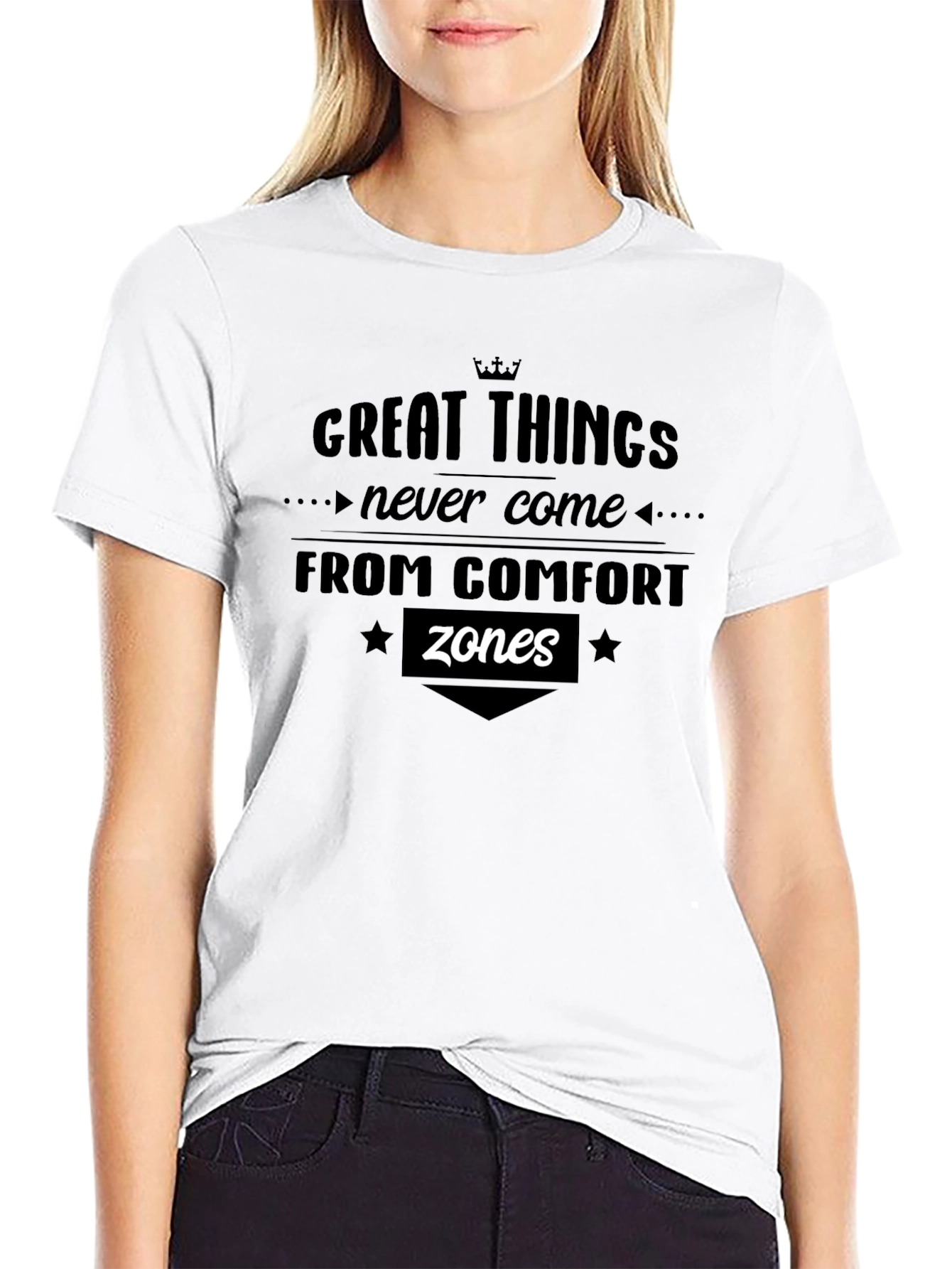 Great Things Tee - Comfort Zone Challenge