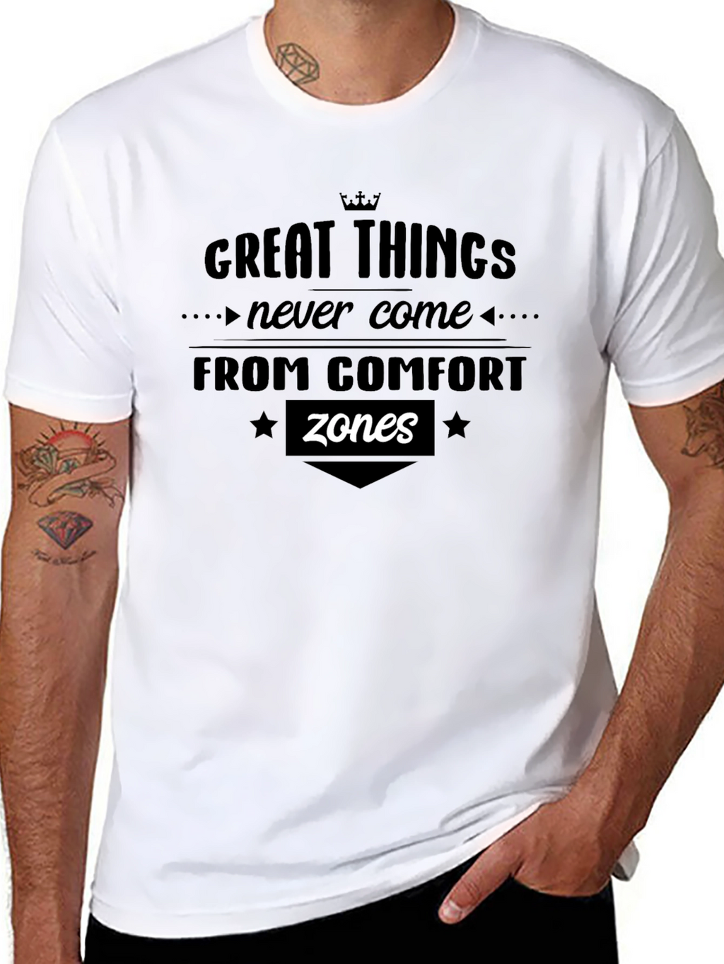 Great Things Tee - Comfort Zone Challenge