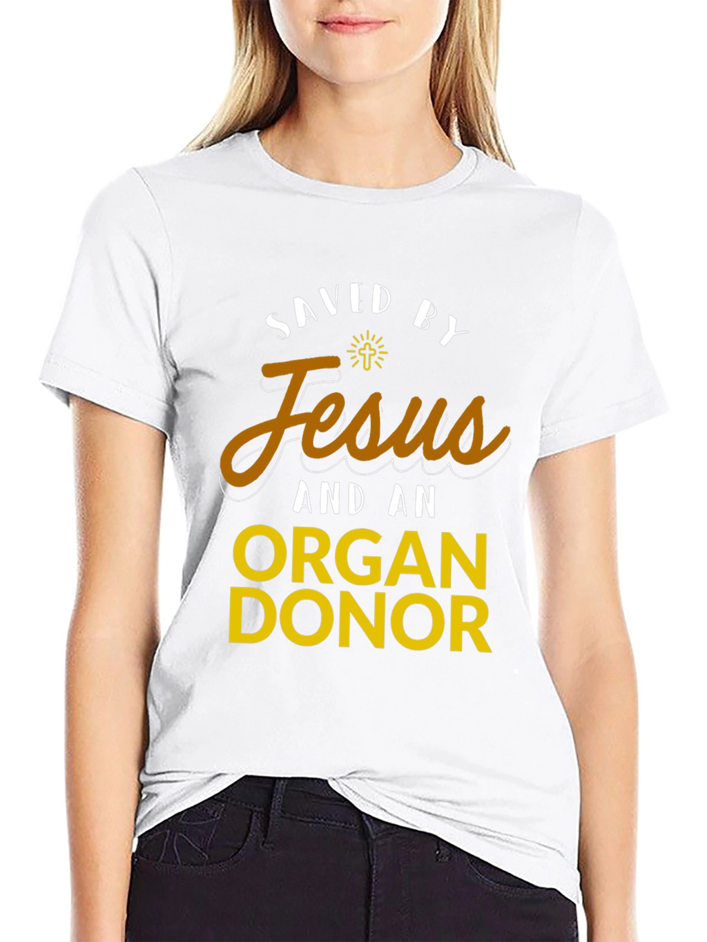 Saved by Jesus & Organ Donor T-Shirt