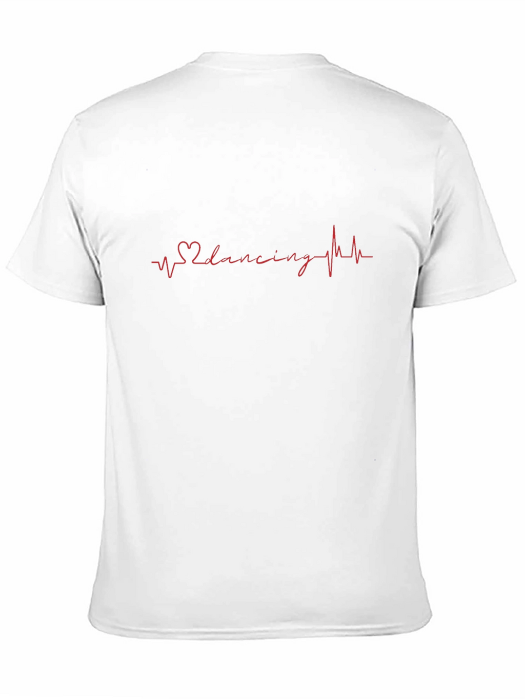 Dancing Heartbeat T-Shirt - Black Cotton Tee