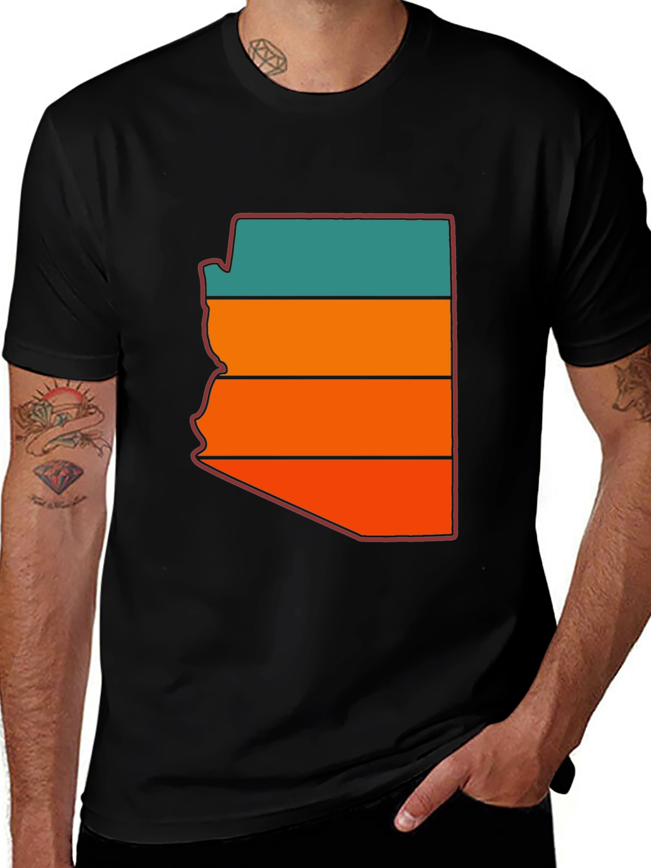 Retro Arizona Graphic Tee - Cool State Pride