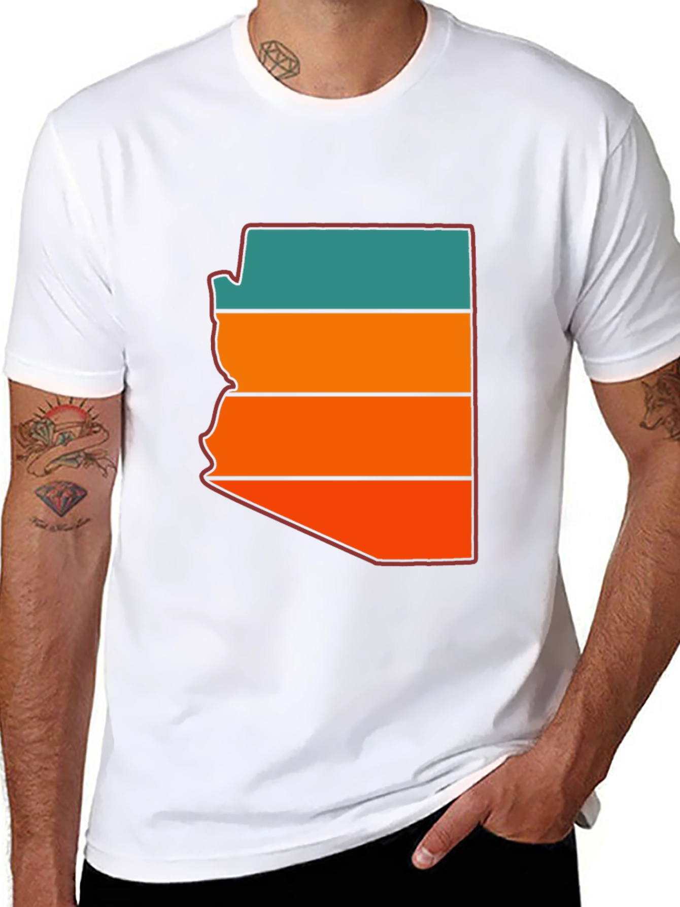 Retro Arizona Graphic Tee - Cool State Pride
