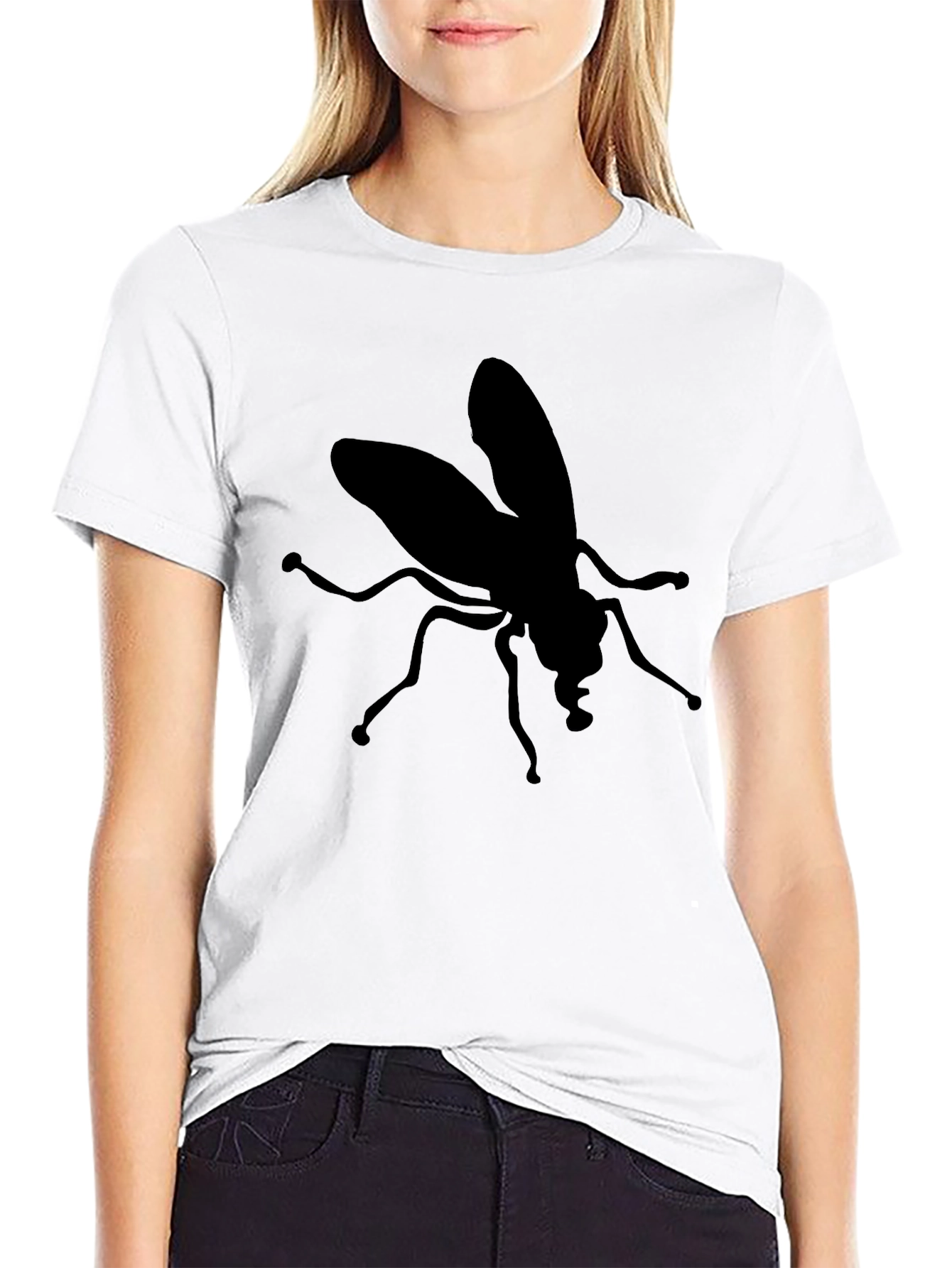 Fly Graphic Black T-Shirt