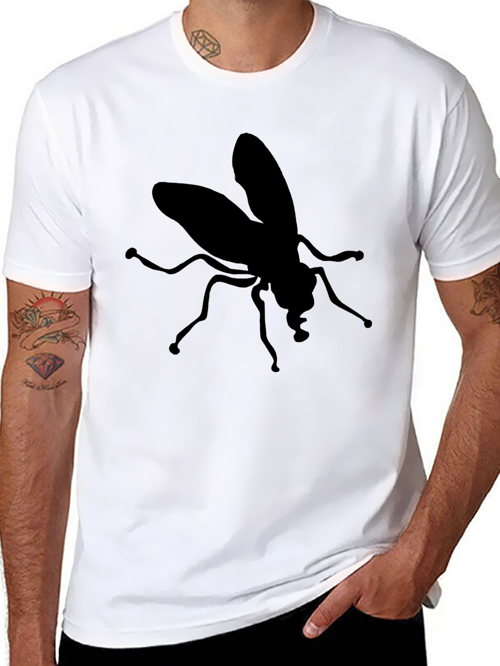Fly Graphic Black T-Shirt