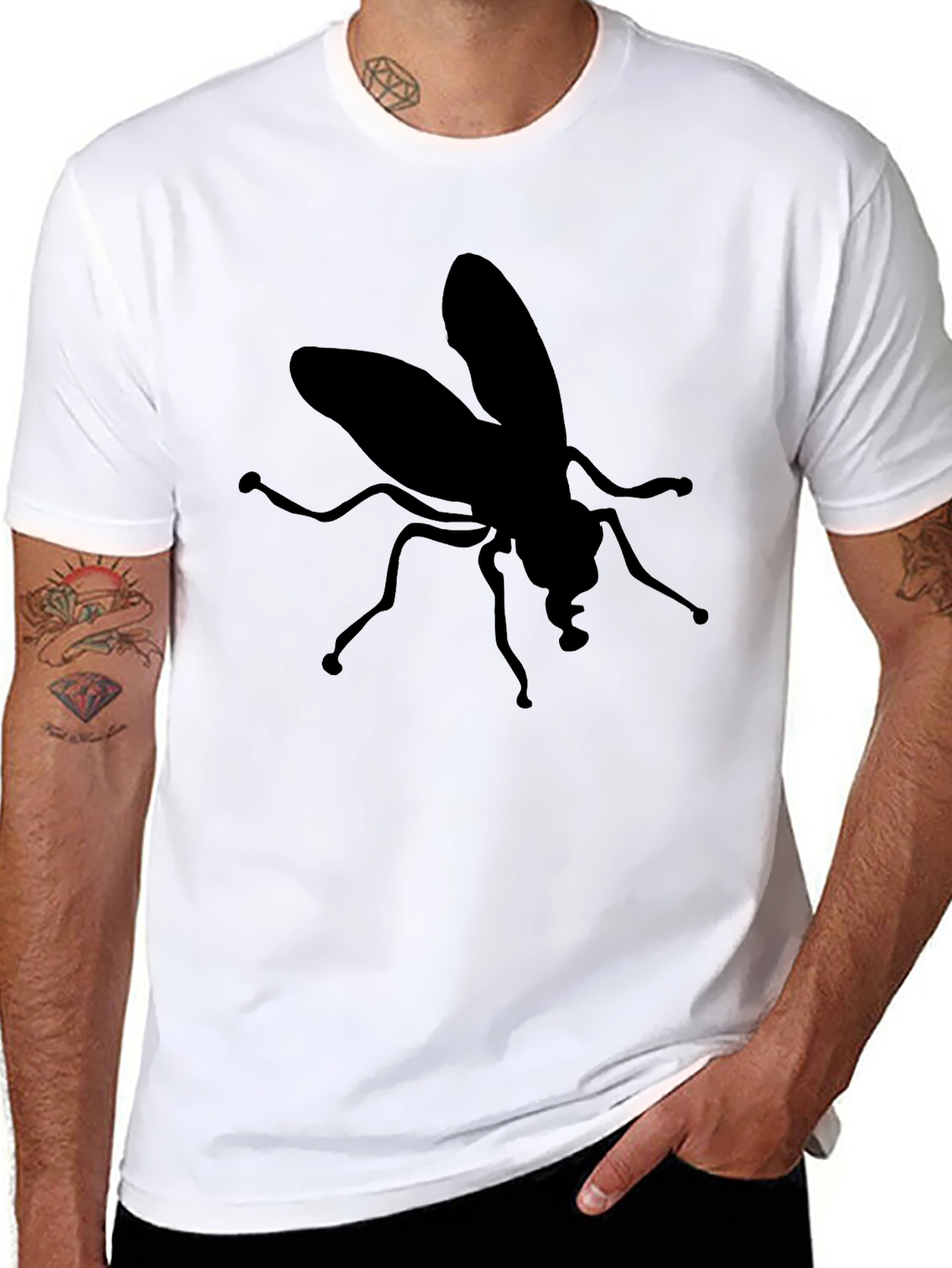 Fly Graphic Black T-Shirt