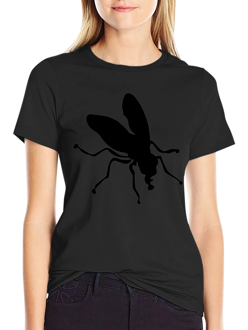 Fly Graphic Black T-Shirt