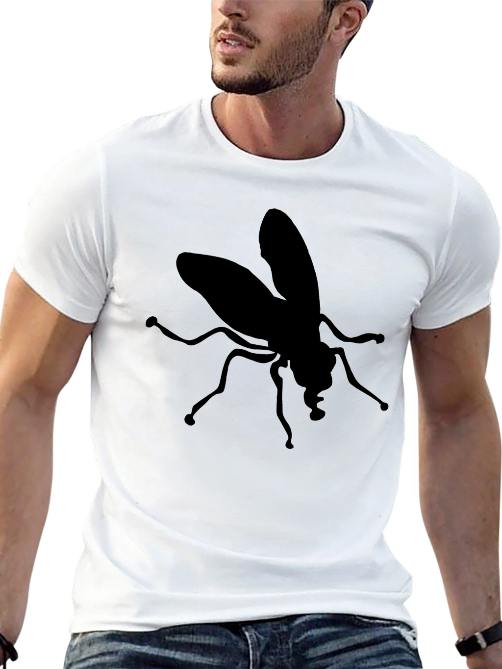 Fly Graphic Black T-Shirt