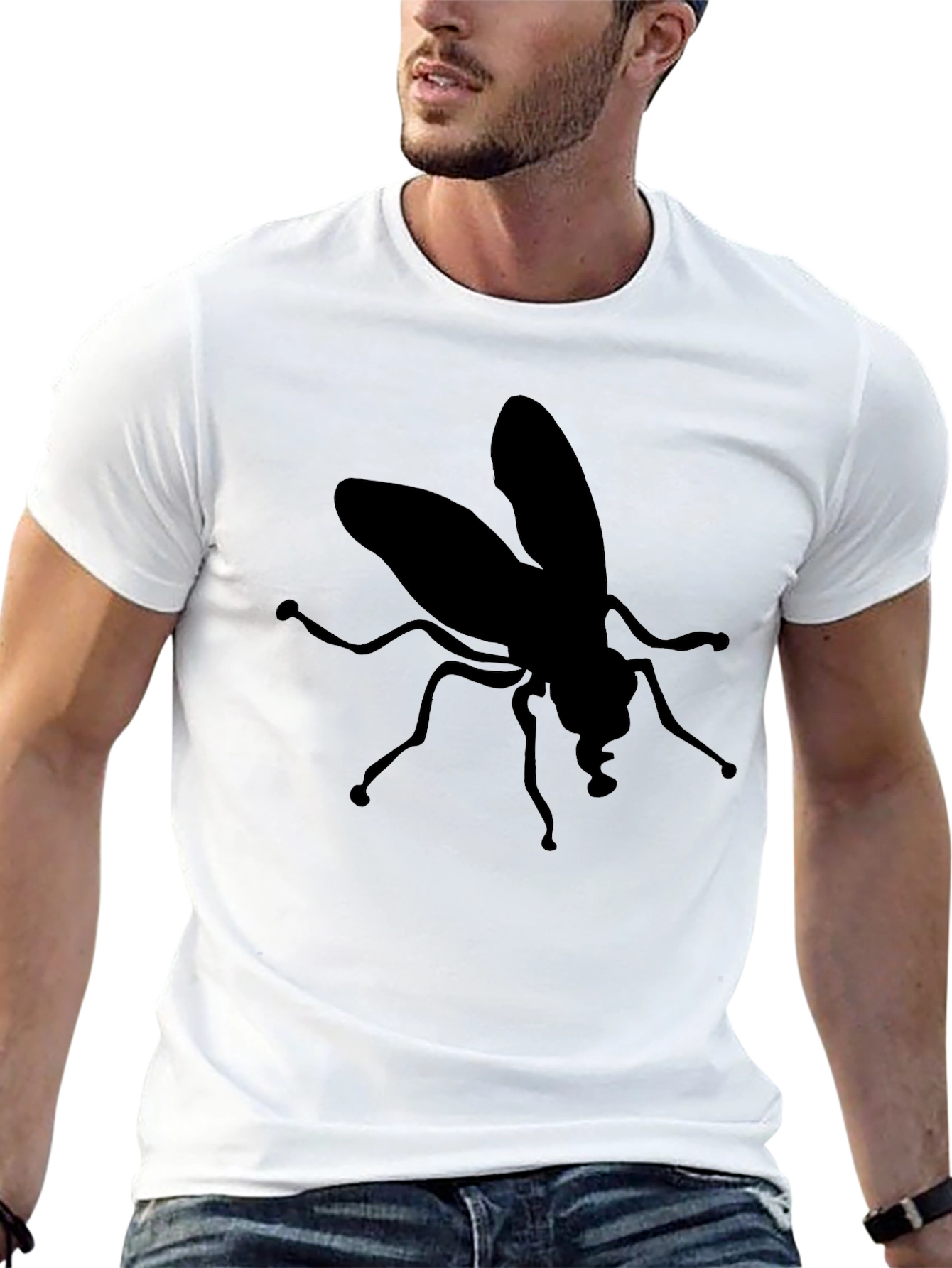 Fly Graphic Black T-Shirt