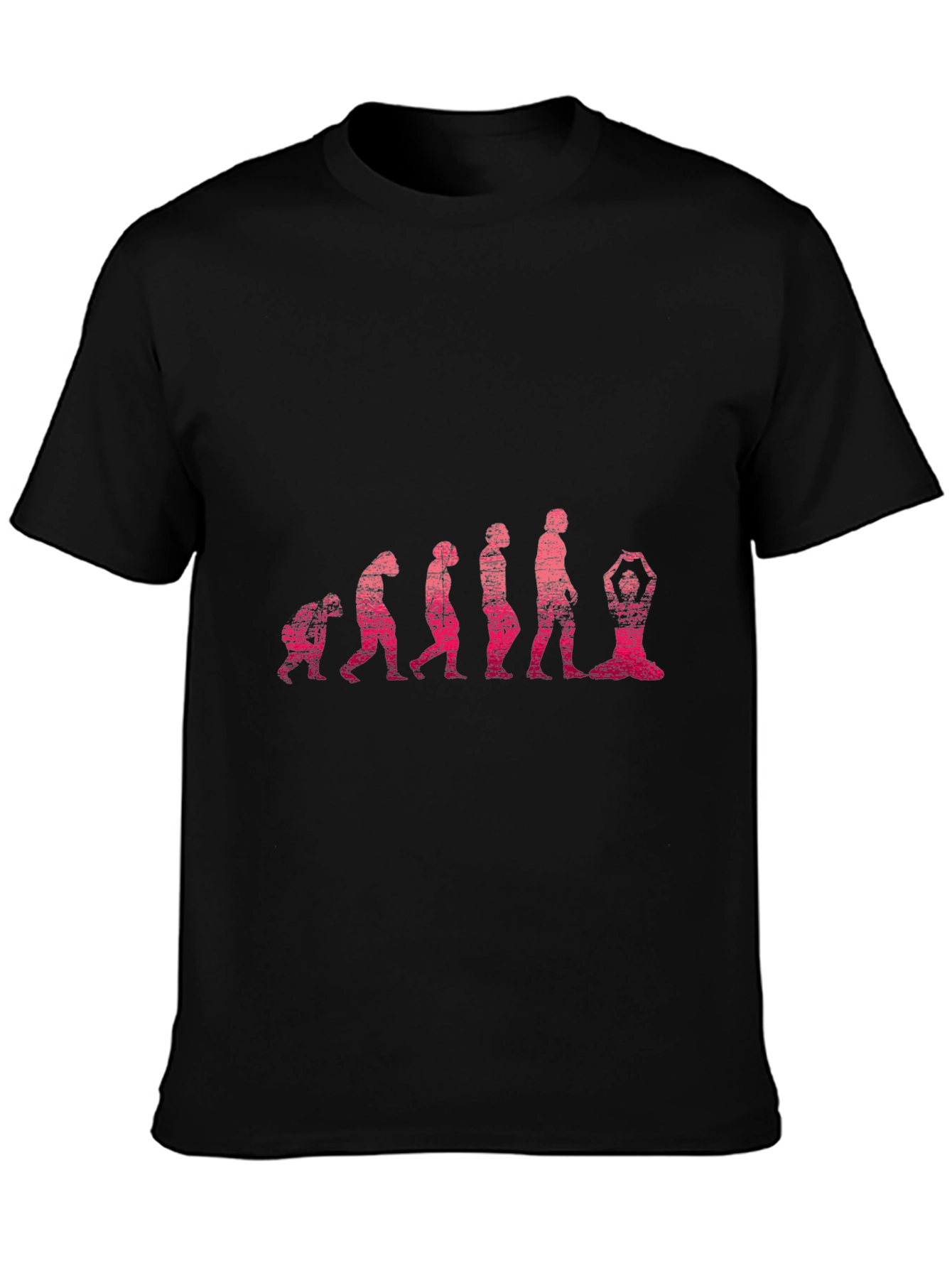Yoga Evolution Graphic Tee - Mens Black T-Shirt