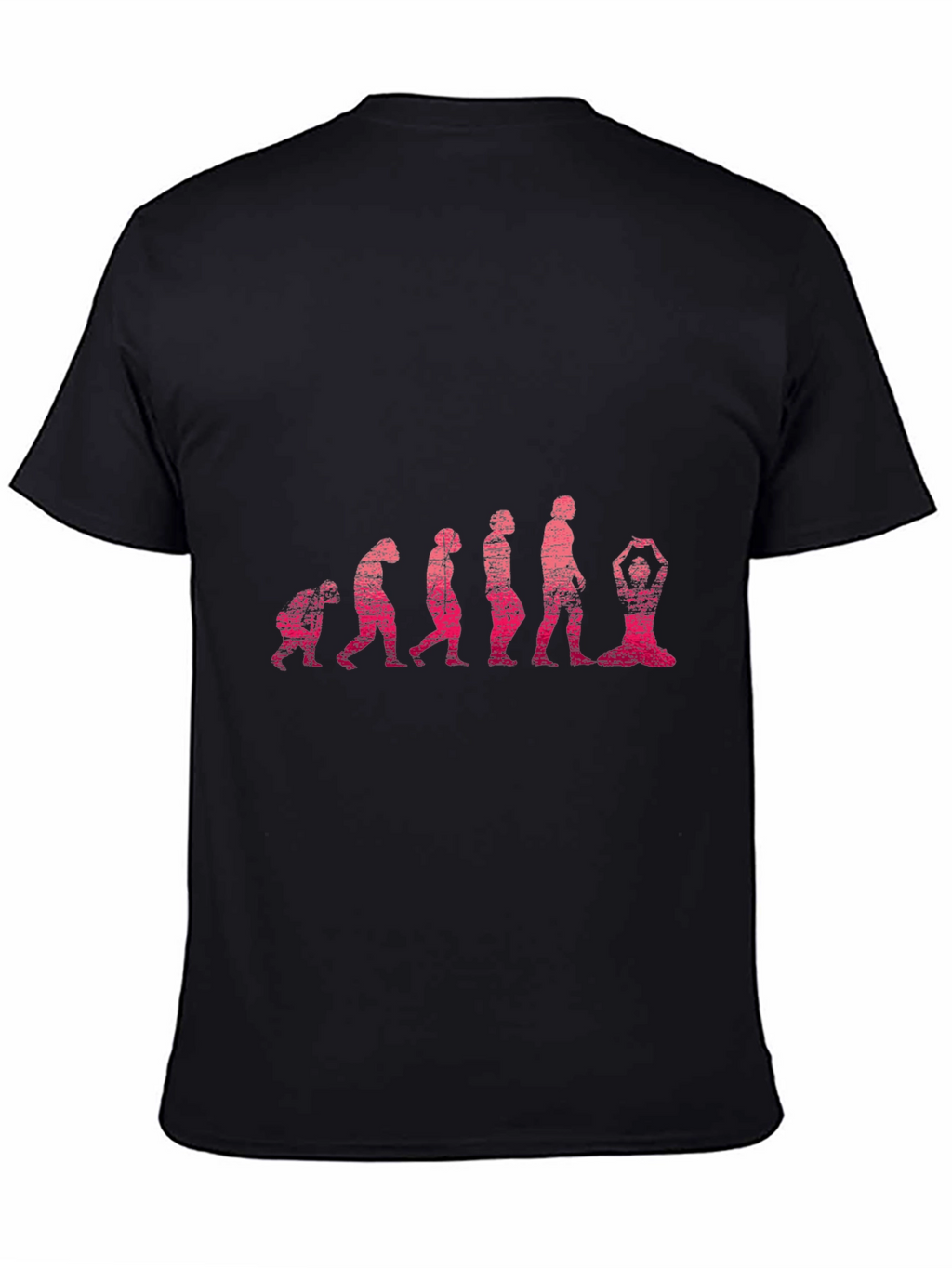 Yoga Evolution Graphic Tee - Mens Black T-Shirt