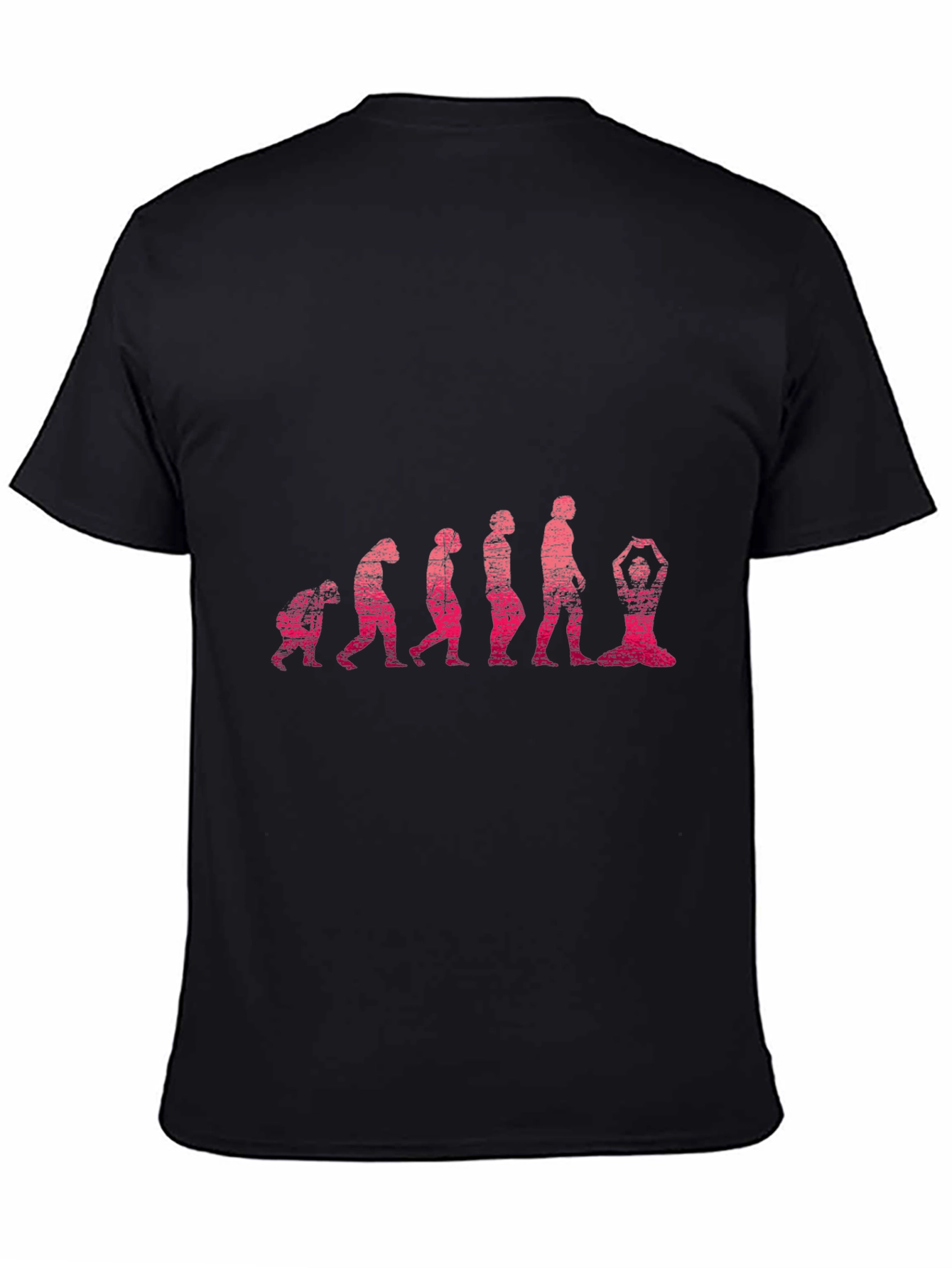 Yoga Evolution Graphic Tee - Mens Black T-Shirt