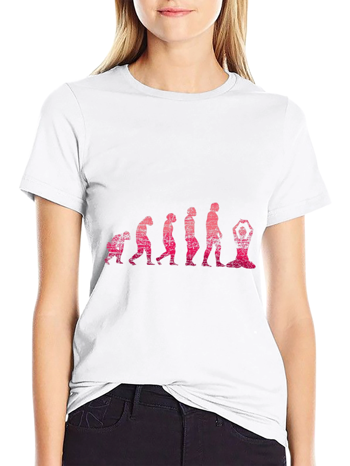 Yoga Evolution Graphic Tee - Mens Black T-Shirt