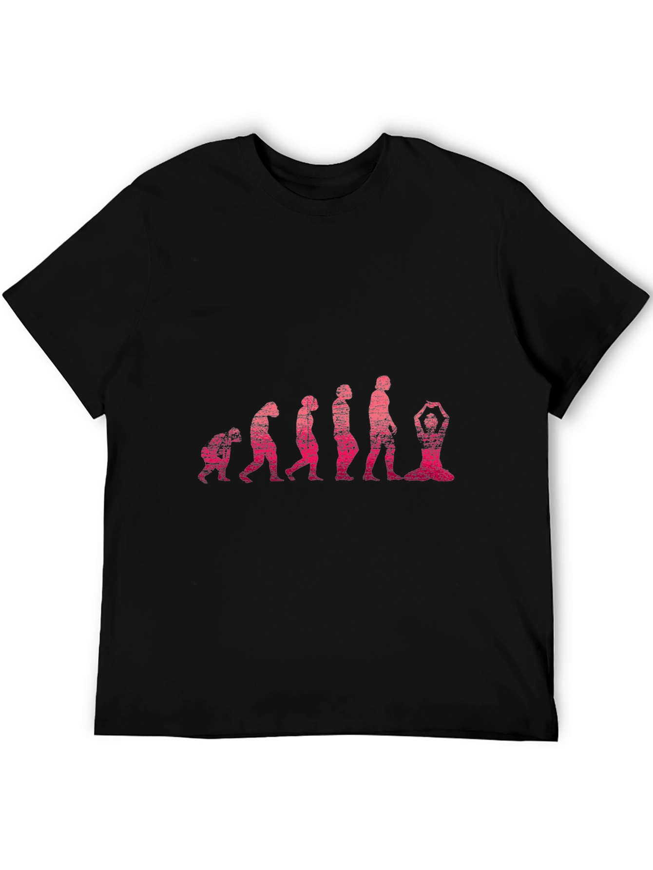 Yoga Evolution Graphic Tee - Mens Black T-Shirt