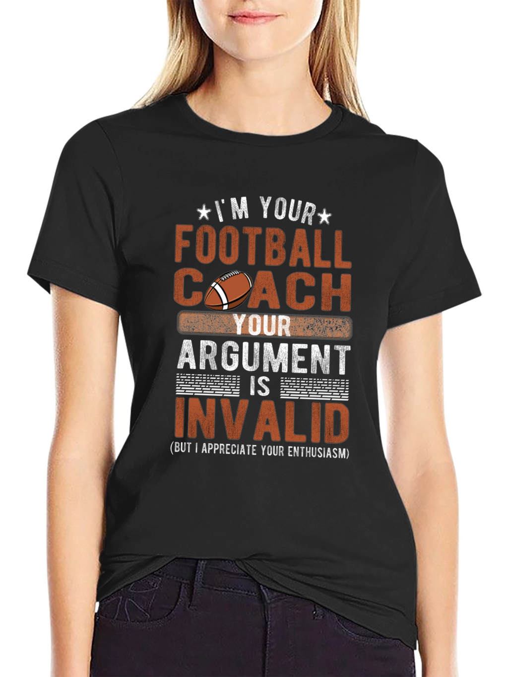 Football Coach Argument Invalid T-Shirt