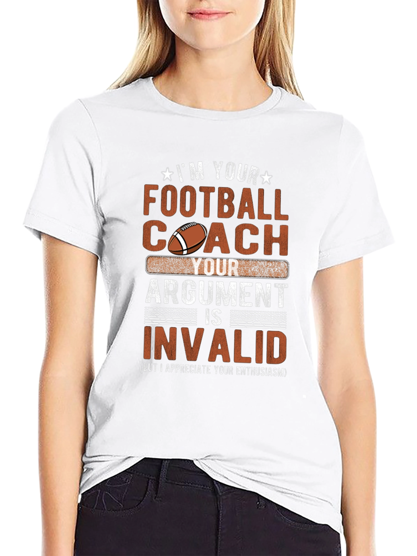 Football Coach Argument Invalid T-Shirt