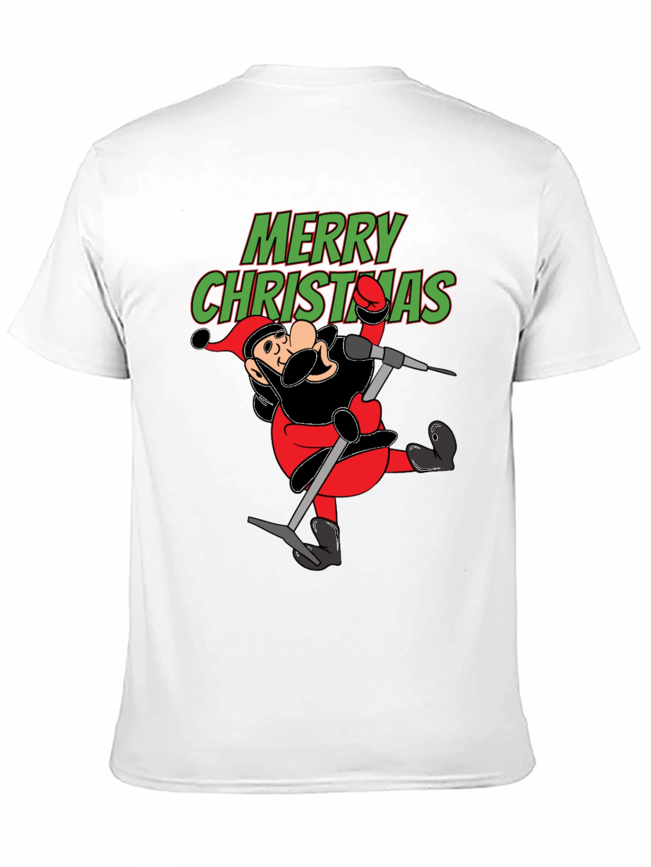 Merry Christmas Cartoon Santa T-Shirt