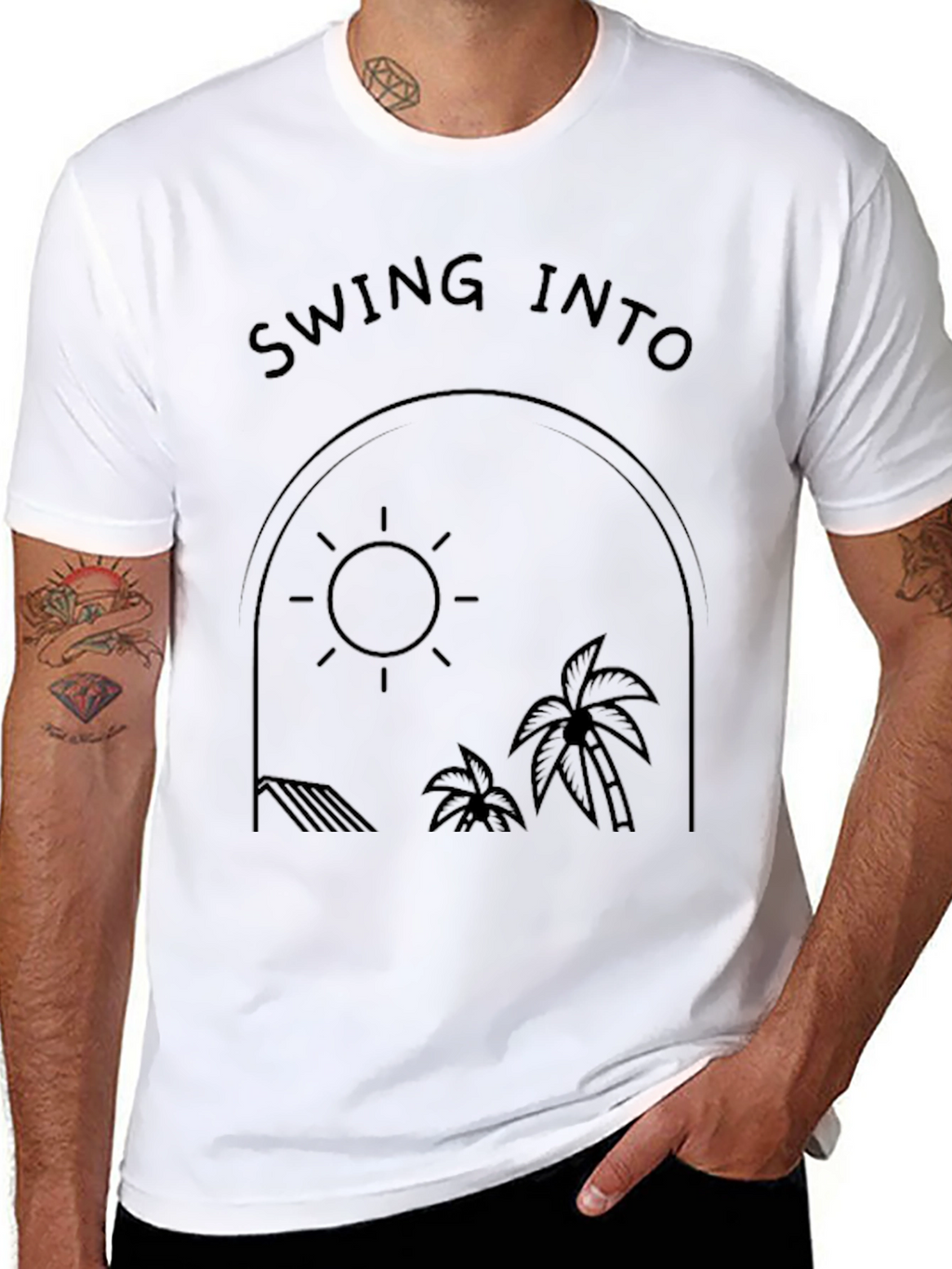 Swing Into Summer Graphic T-Shirt