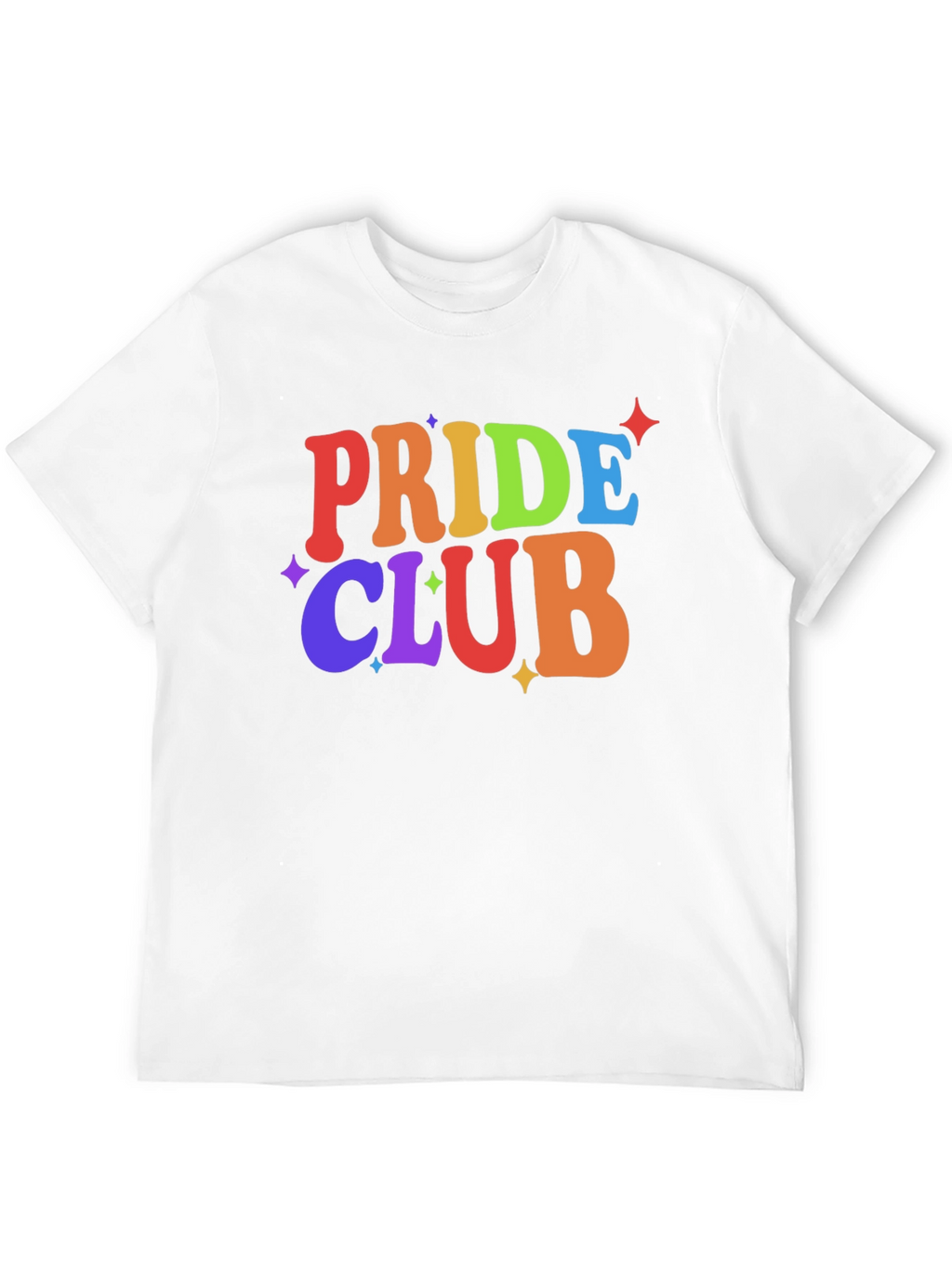Pride Club Rainbow Graphic Tee - Black