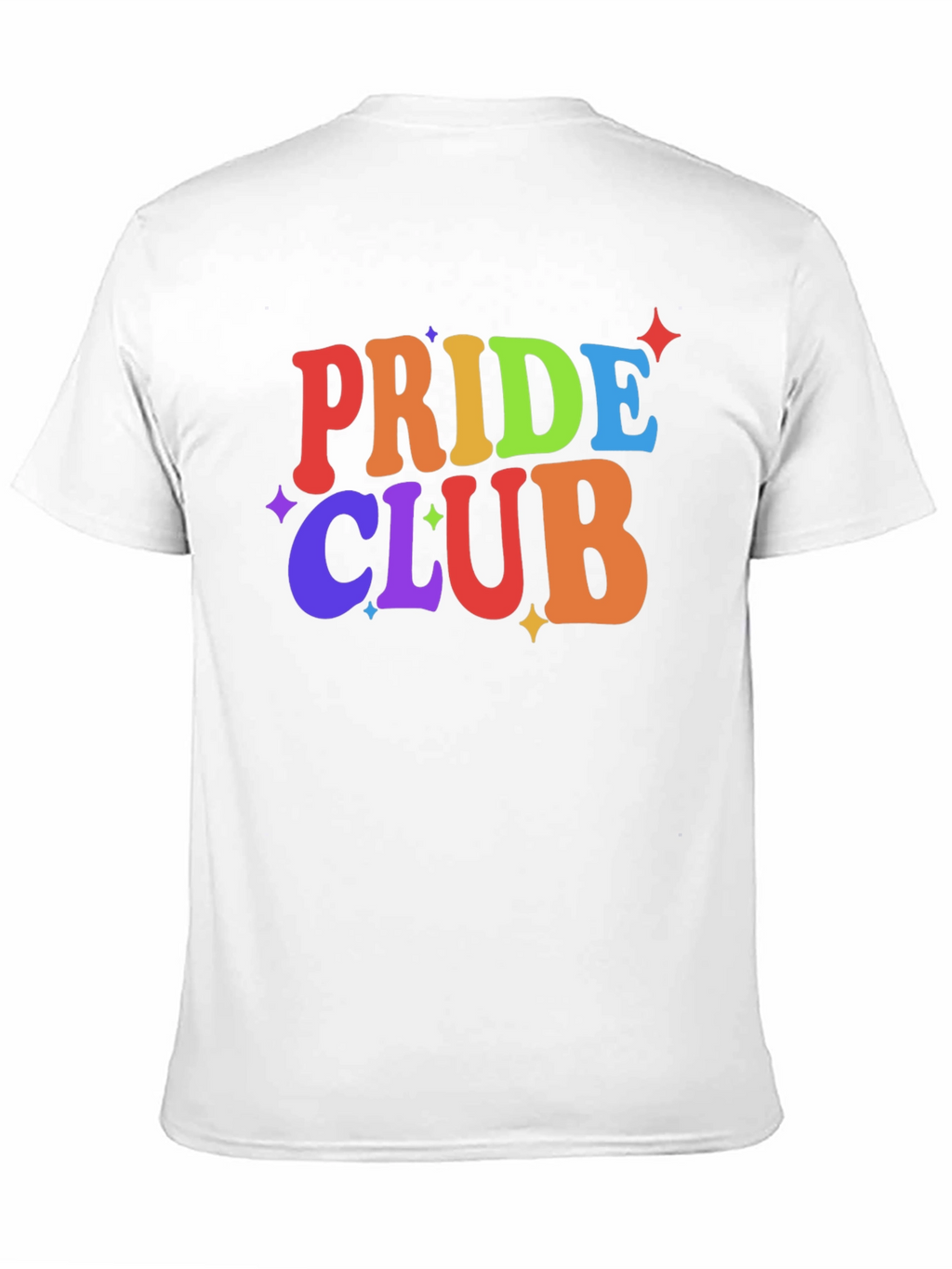 Pride Club Rainbow Graphic Tee - Black