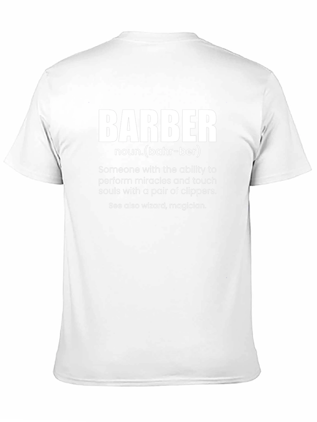 Barber Definition T-Shirt - Hair Stylist Gift