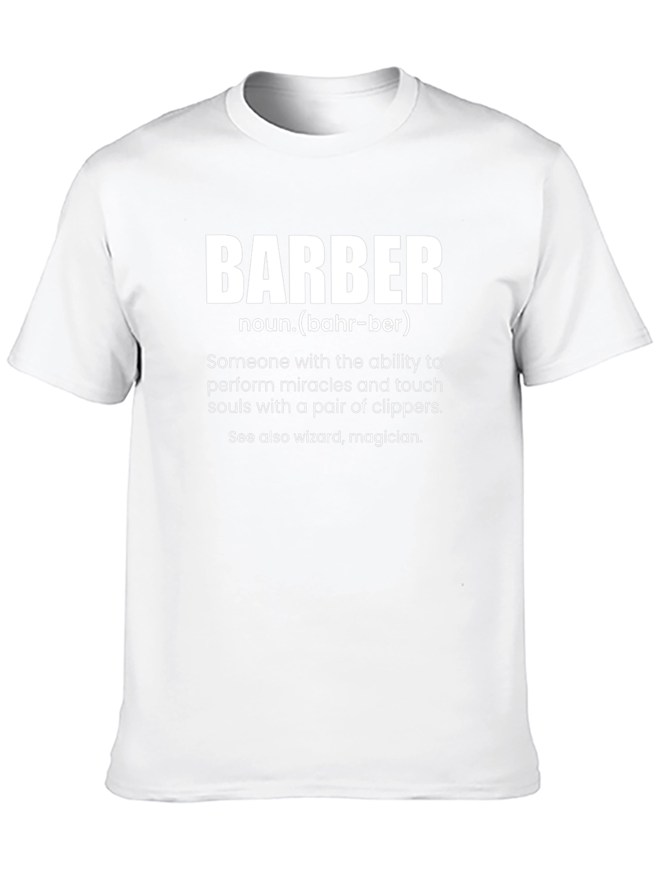 Barber Definition T-Shirt - Hair Stylist Gift