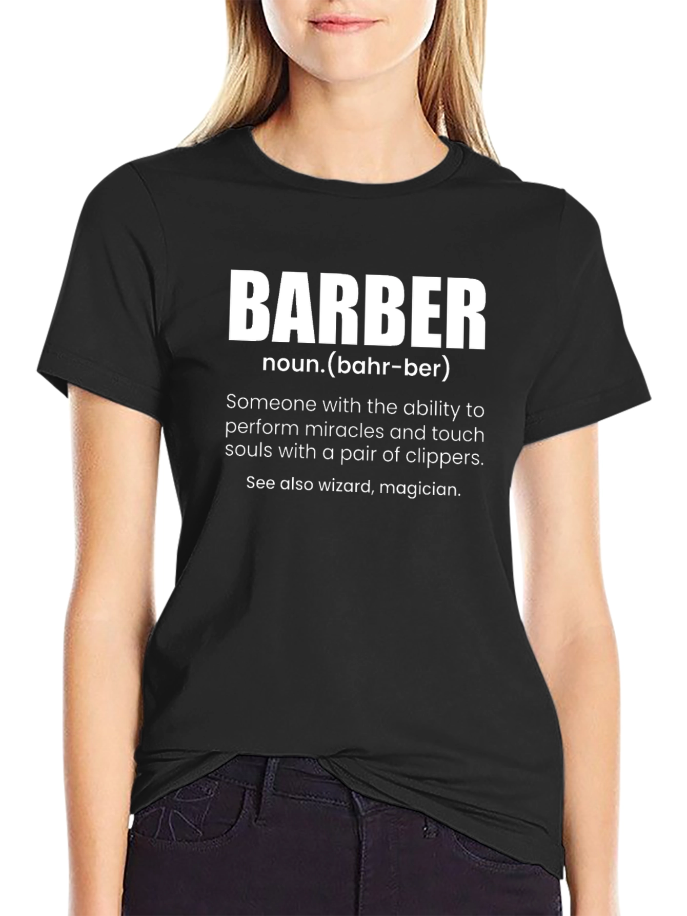 Barber Definition T-Shirt - Hair Stylist Gift