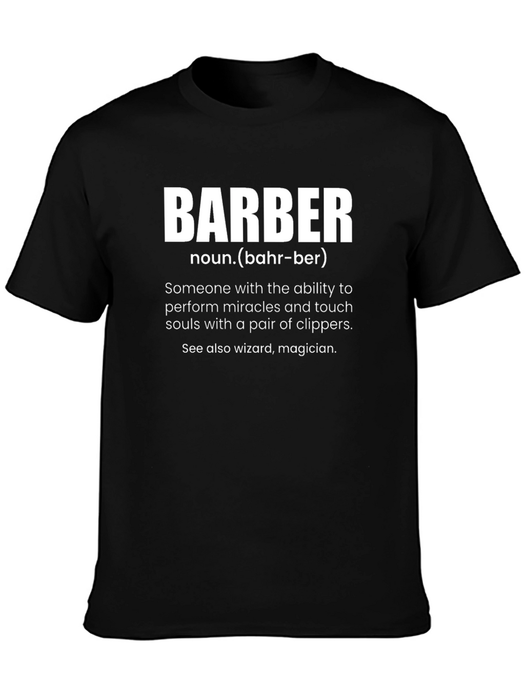 Barber Definition T-Shirt - Hair Stylist Gift