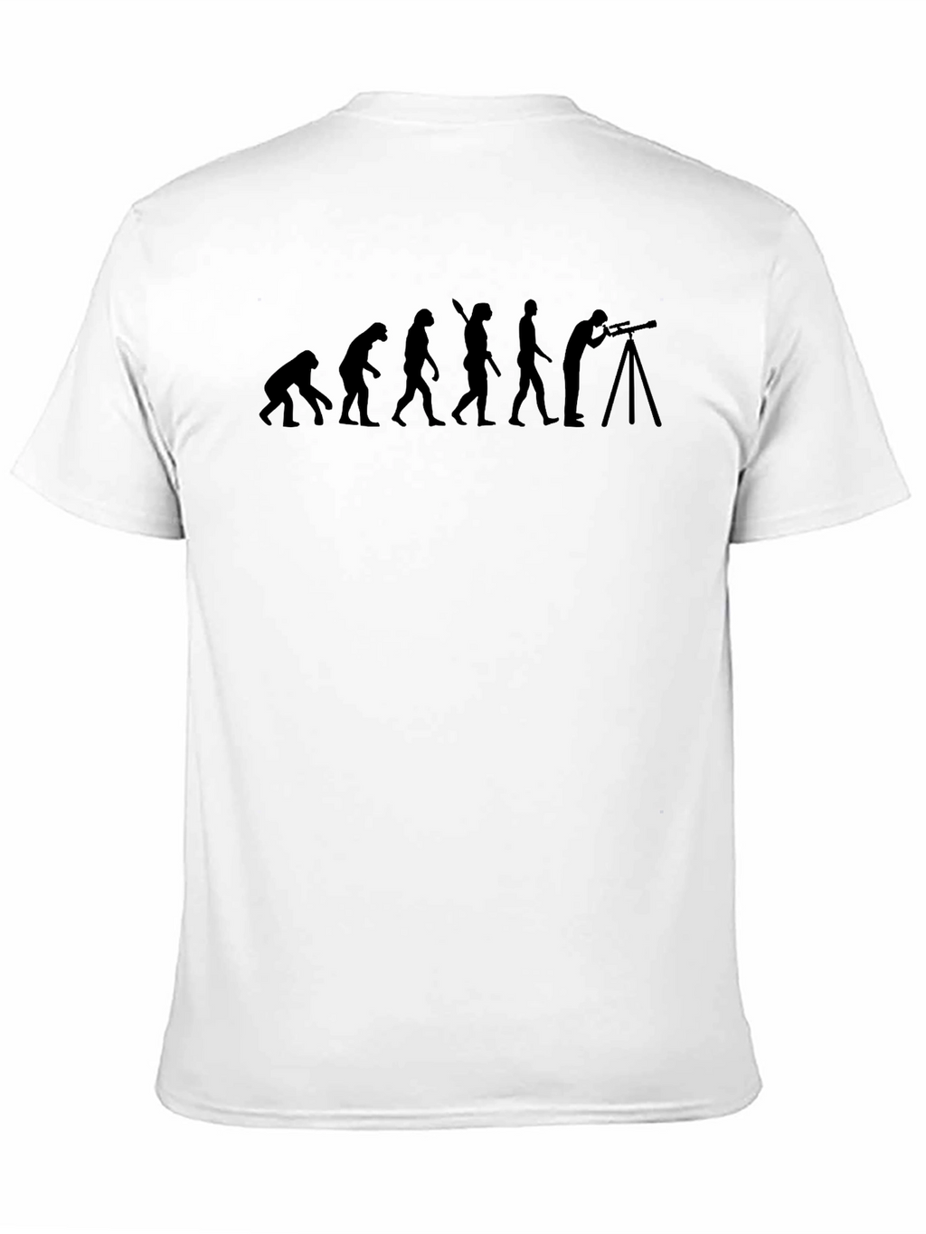 Evolution of Astronomer Black Graphic T-Shirt