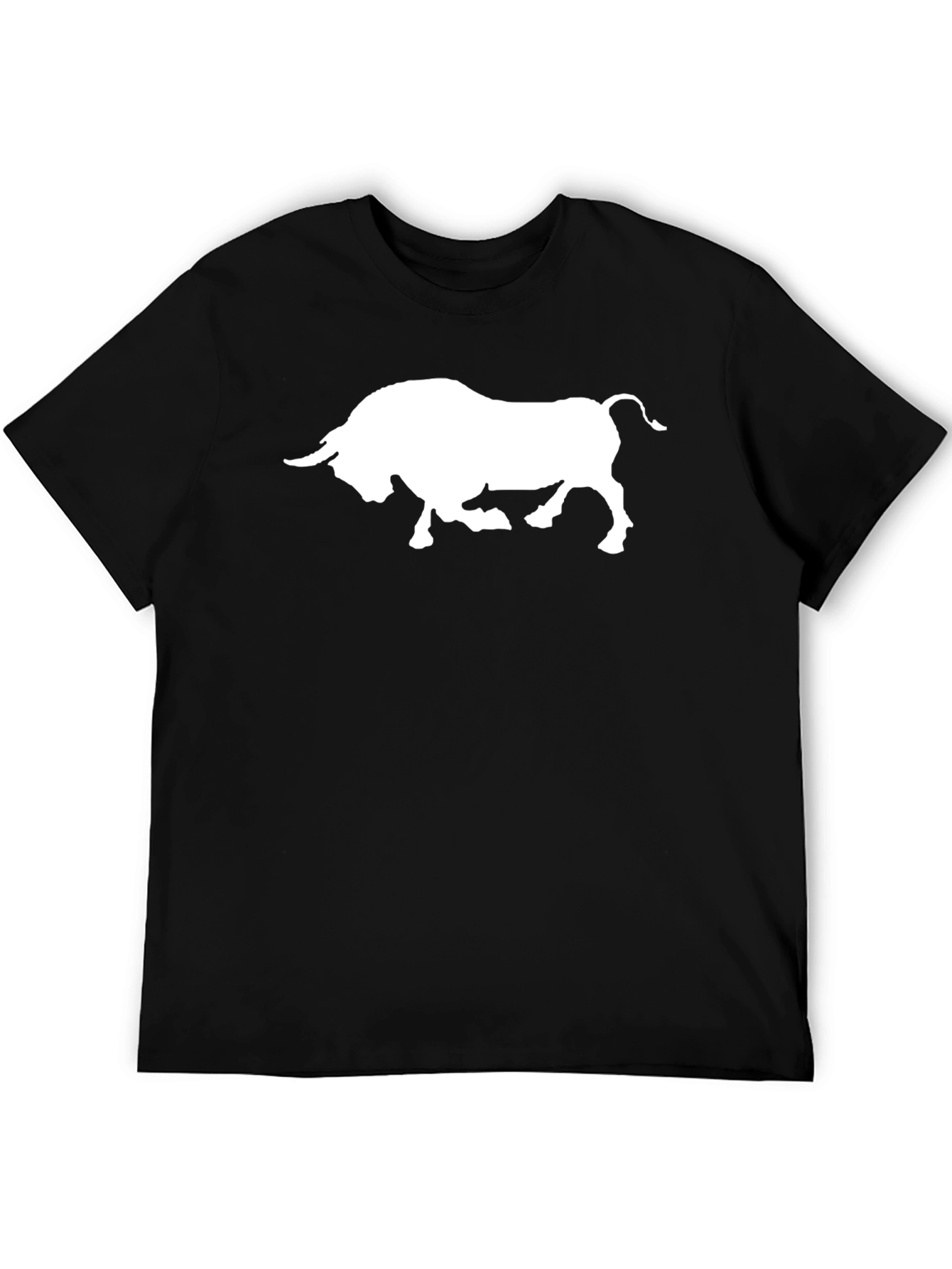 Bull Graphic Tee - Black