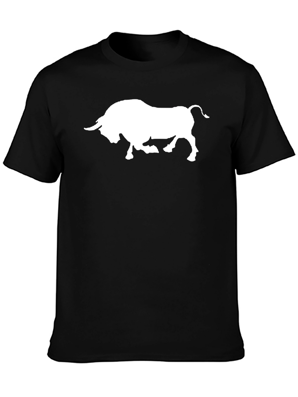 Bull Graphic Tee - Black