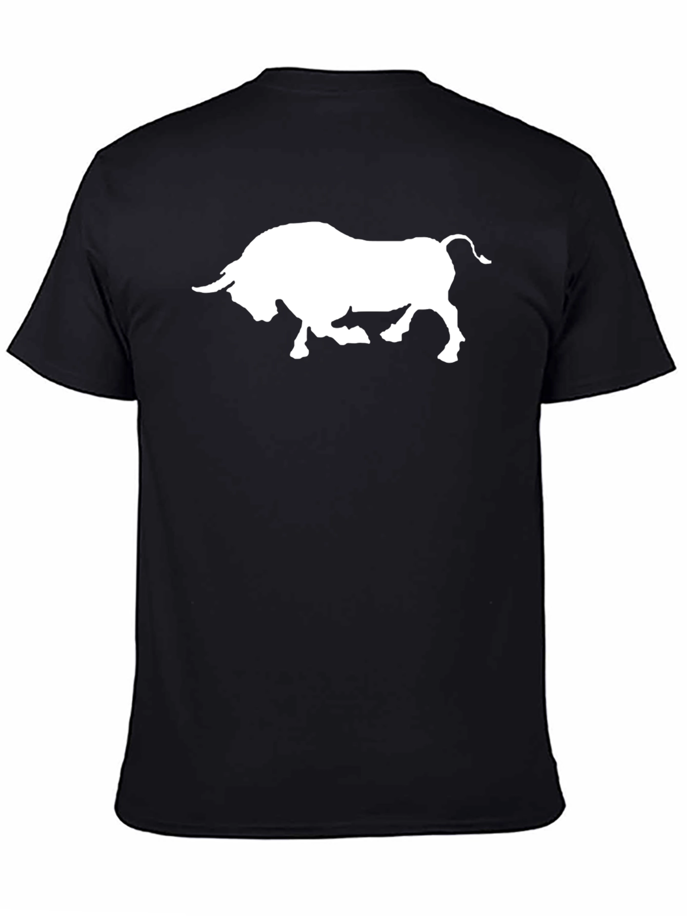 Bull Graphic Tee - Black