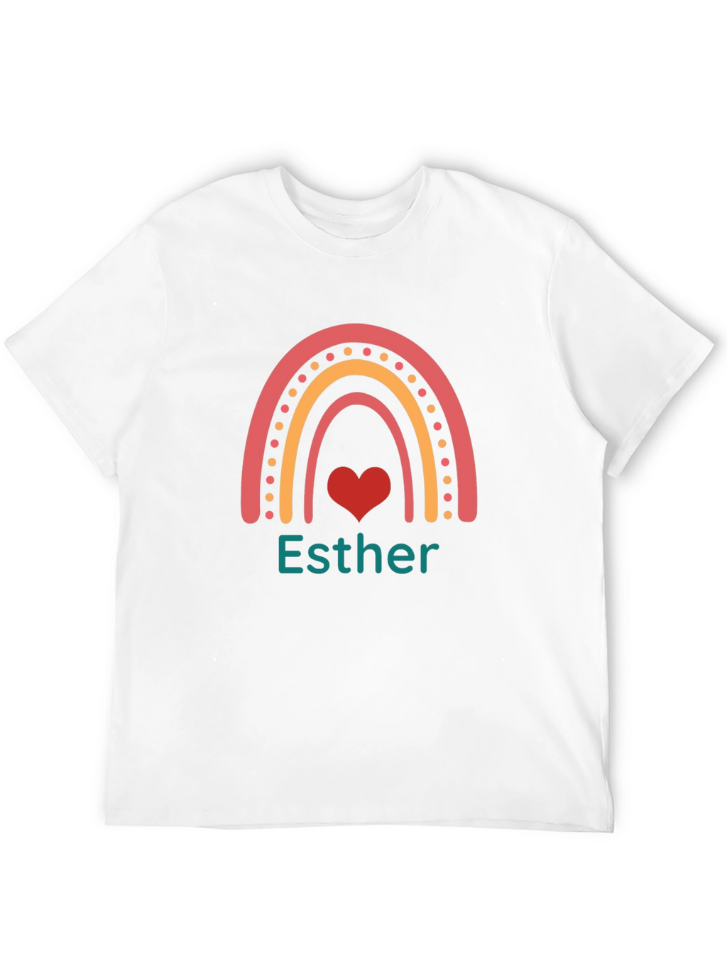 Esther Rainbow Heart T-Shirt
