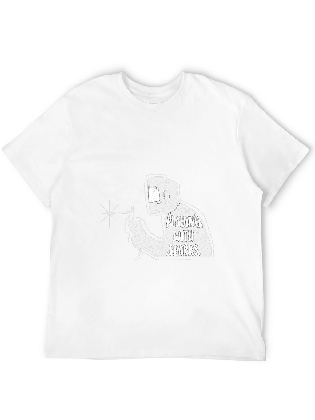 Welding with Sparks T-Shirt - Cool Welder Design