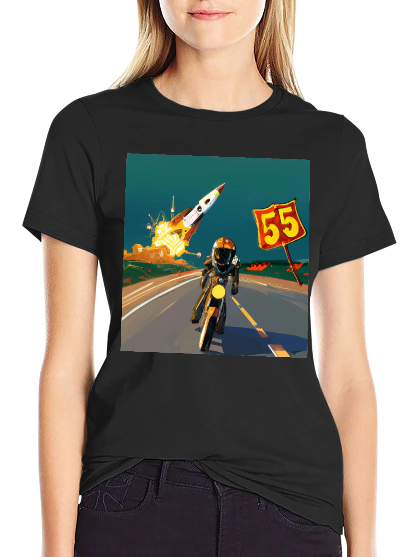 Rocket Road Trip T-Shirt - Cool Graphic Tee