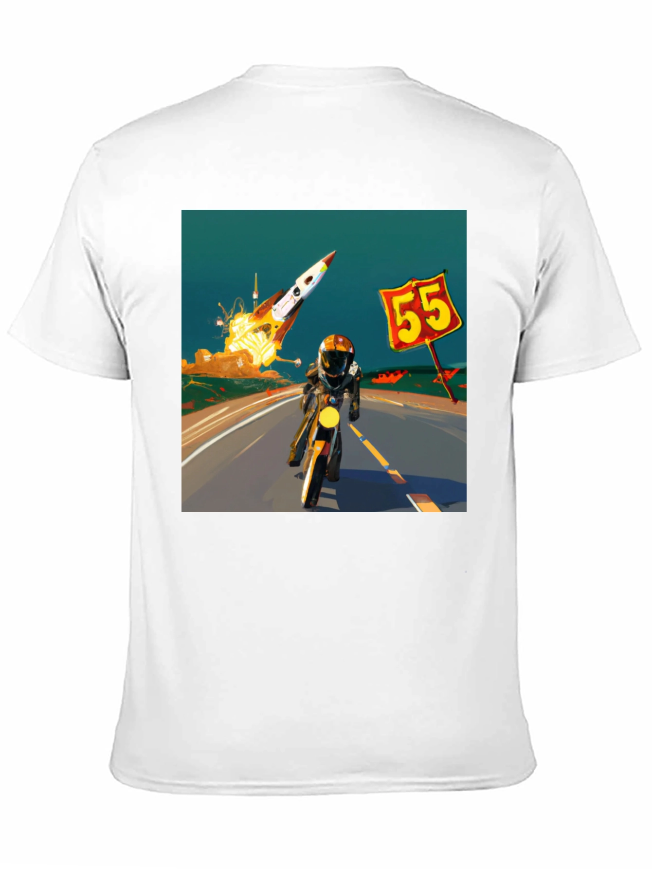Rocket Road Trip T-Shirt - Cool Graphic Tee