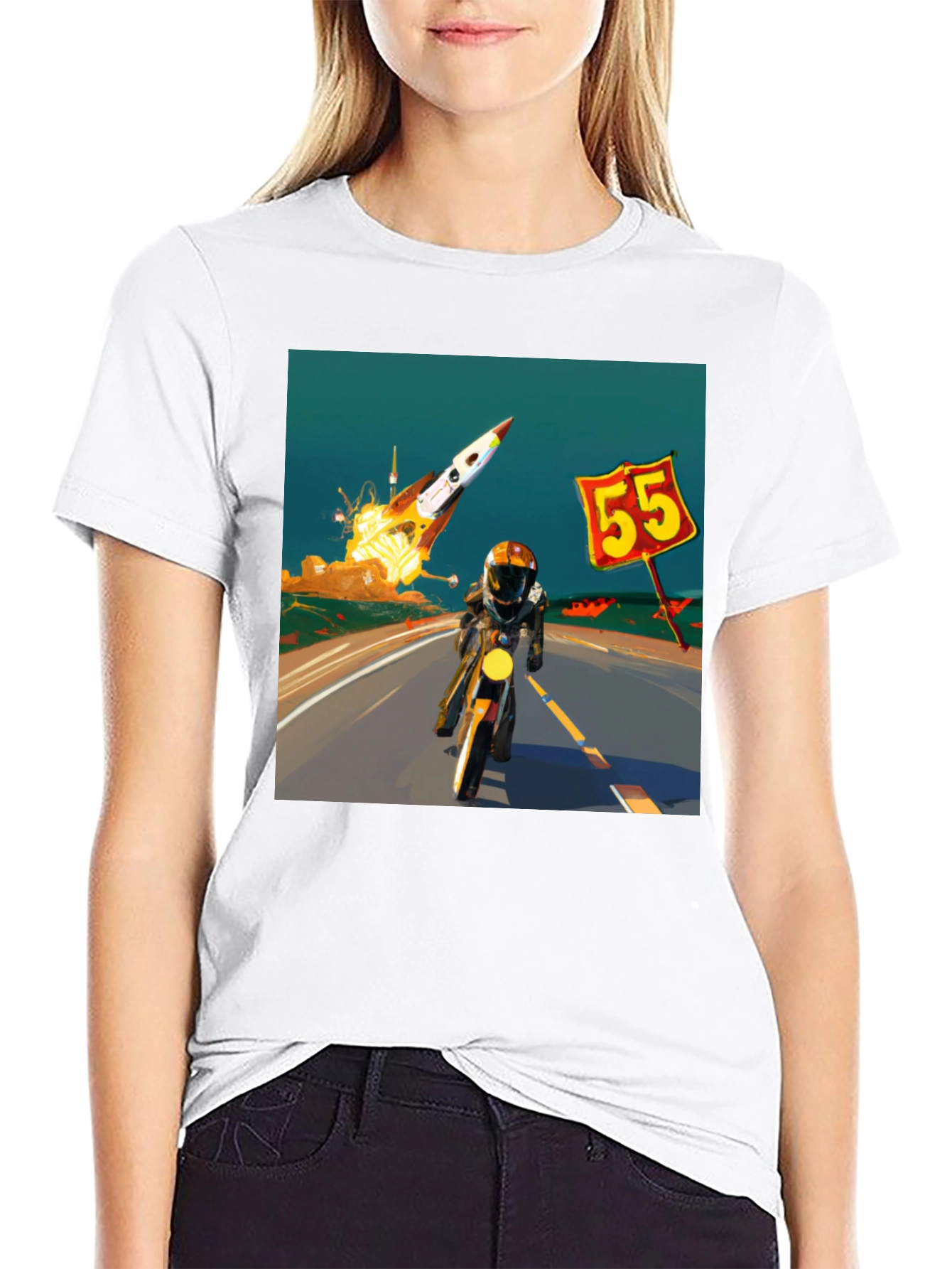 Rocket Road Trip T-Shirt - Cool Graphic Tee