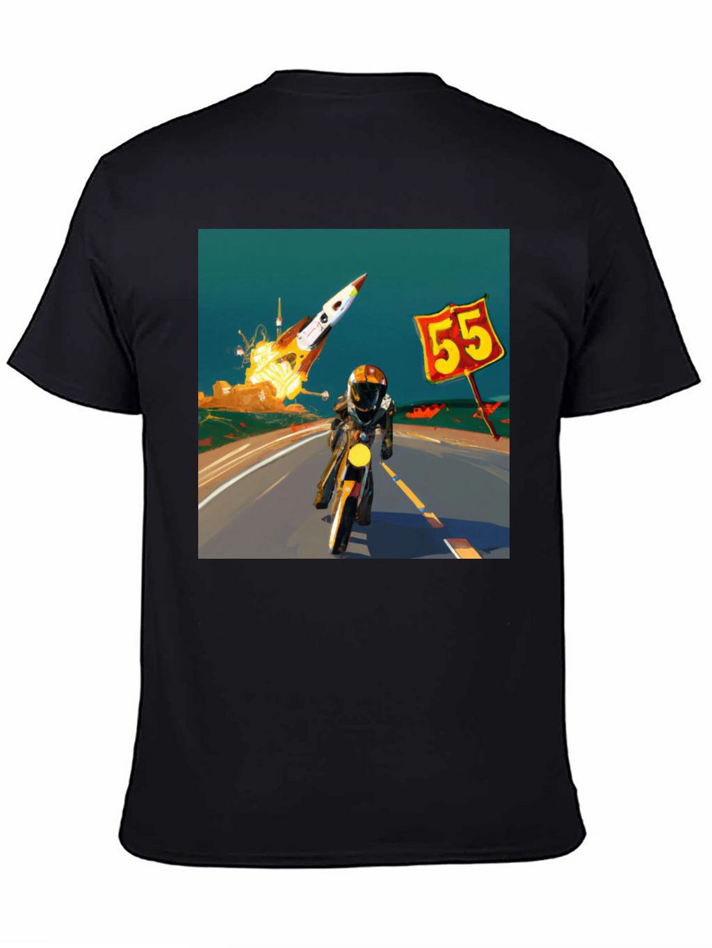 Rocket Road Trip T-Shirt - Cool Graphic Tee