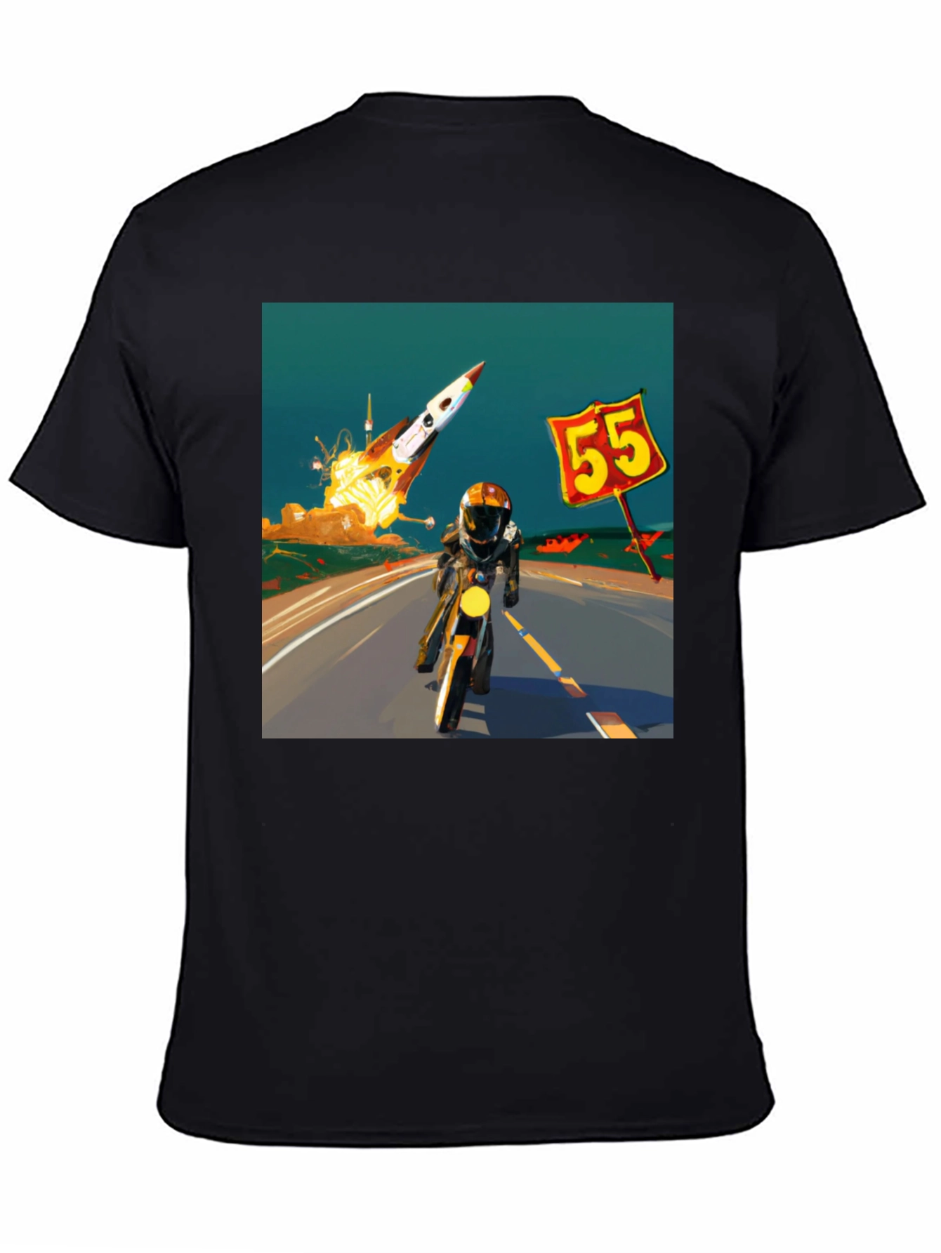 Rocket Road Trip T-Shirt - Cool Graphic Tee