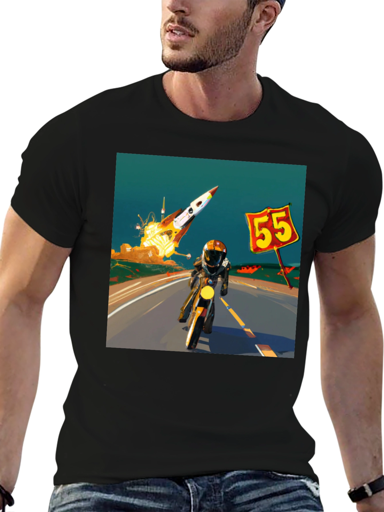 Rocket Road Trip T-Shirt - Cool Graphic Tee